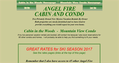 Desktop Screenshot of angelfirecabinandcondo.com