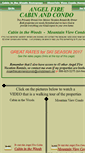 Mobile Screenshot of angelfirecabinandcondo.com